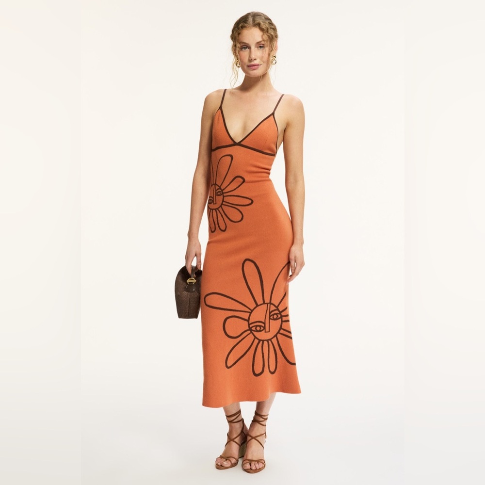 The Wolf Gang Soleil Knit Midi Dress